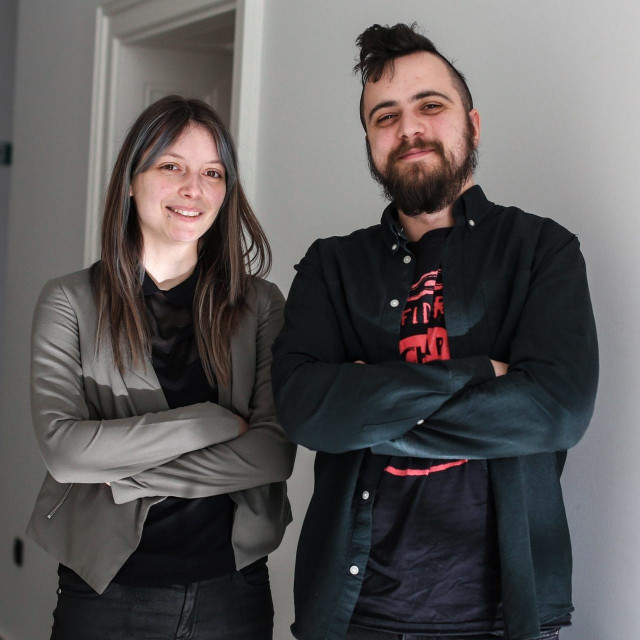 Mateja Olujić, 3D umjetnica i Mladen Bošnjak, glavni game developer Misfit Villagea