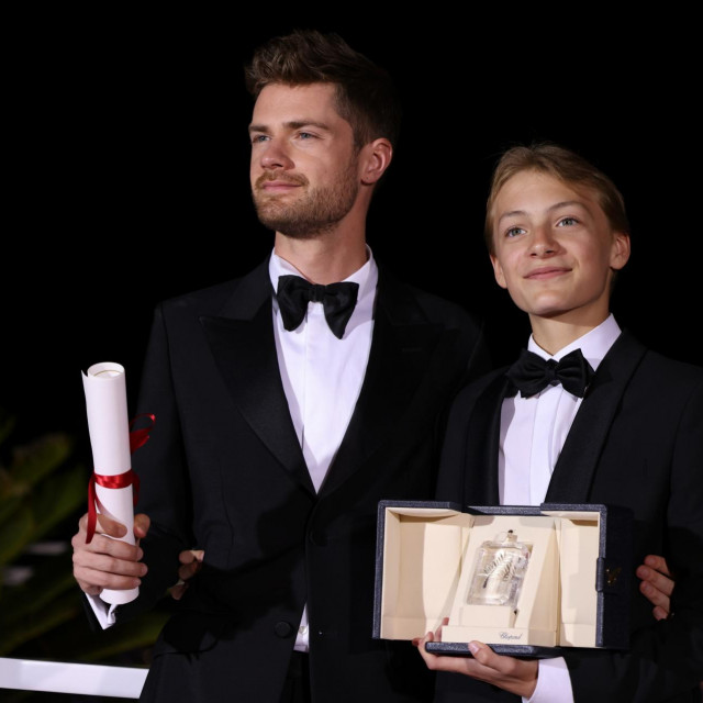 Lukas Dhont i Eden Dambrine, Cannes