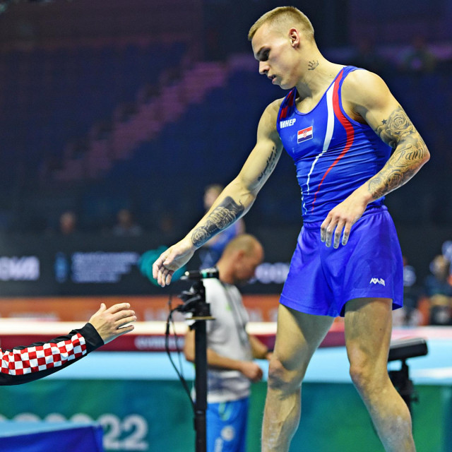 Aurel Benović i trener Vladimir Mađarević
