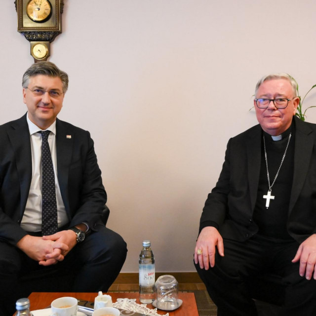 Andrej Plenković i Jean-Claude Hollerich