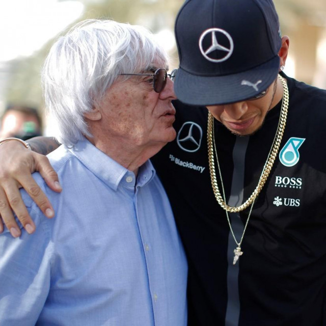 Bernie Ecclestone i Lewis Hamilton