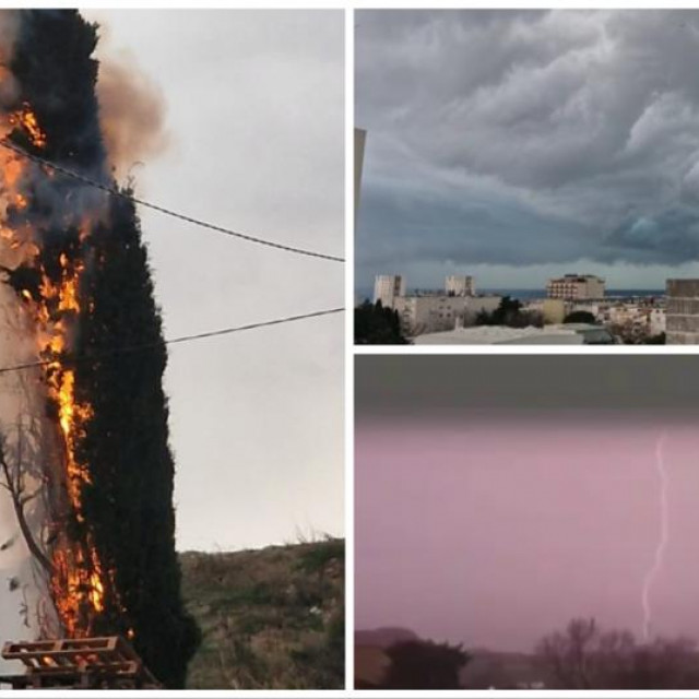 Nevrijeme u Splitu i okolici