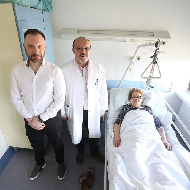 Dražen Perkov, Predrag Pavić i pacijentica Ljerka Sever