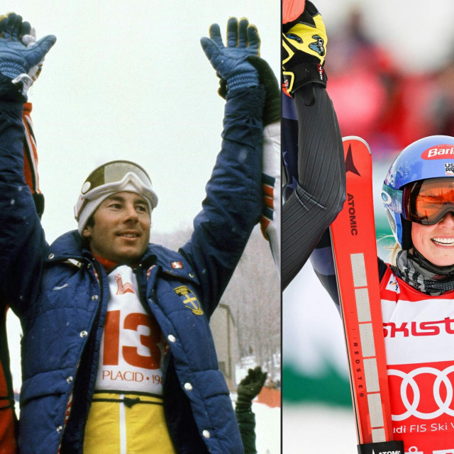 Ingemar Stenmark i Mikaela Shiffrin