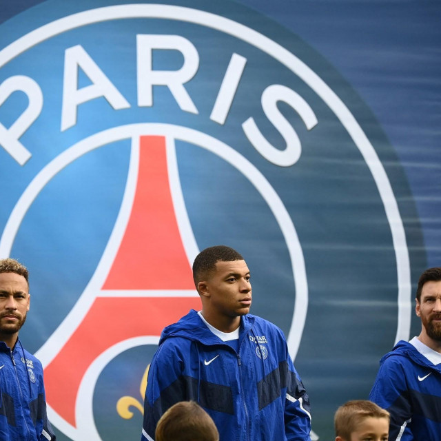 Neymar, Kylian Mbappe i Leo Messi