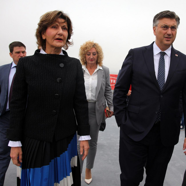 Martina Dalić, Andrej Plenković