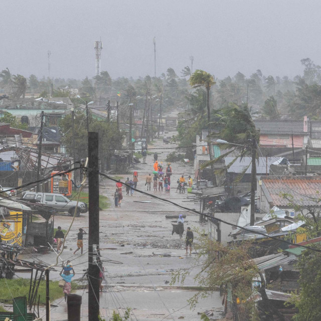 Posljedice oluje Freddy u gradu Quelimaneu