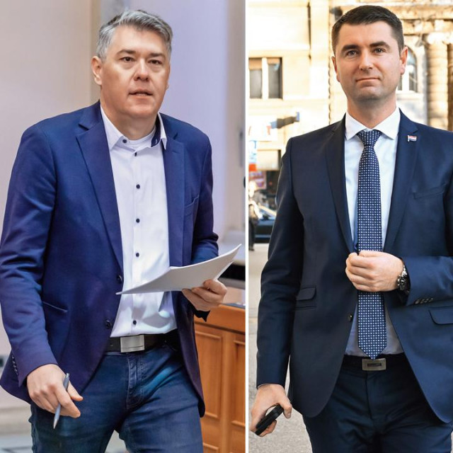 Boris Lalovac (SDP), Davor Filipović (HDZ) i Ratko Bajakić (Možemo!)