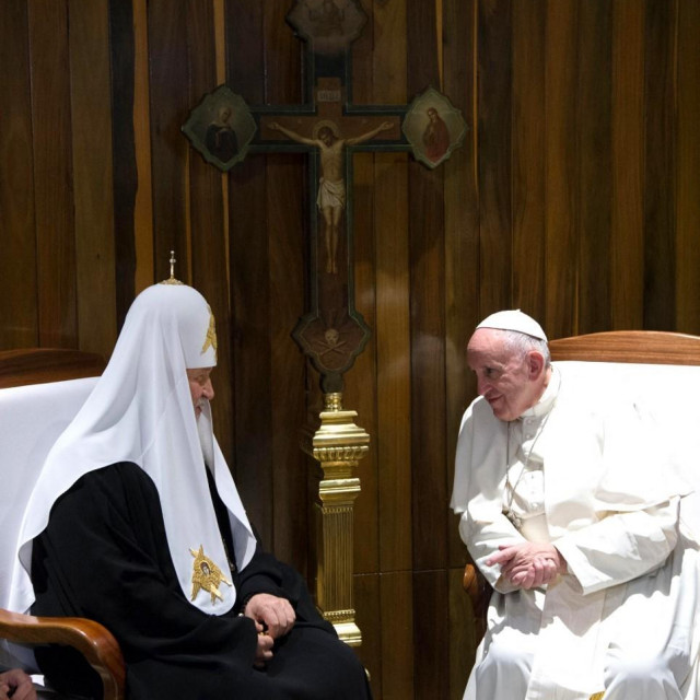 Papa Franjo i patrijarh Kiril