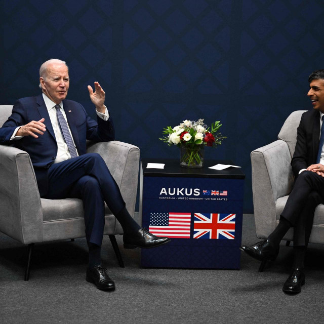 Joe Biden i Rishi Sunak u San Diegu