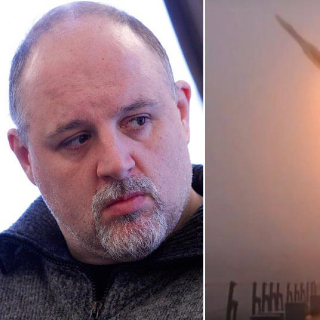Igor Tabak; lansiranje ruskog projektila (vjerojatno Kinžal)