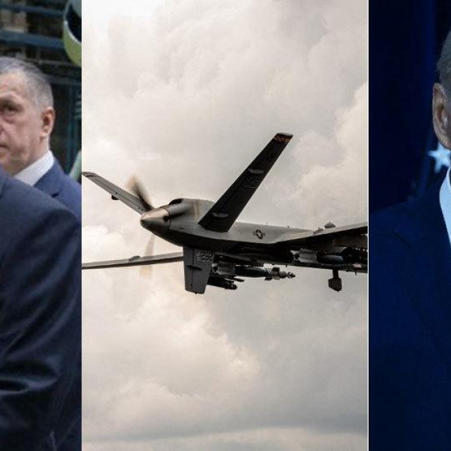 Vladimir Putin i Joe Biden; MQ Reaper