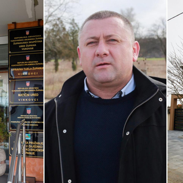 Zgrada županije vukovarsko srijemske u Vinkovcima, župan Damir Dekanić i njegova kuća