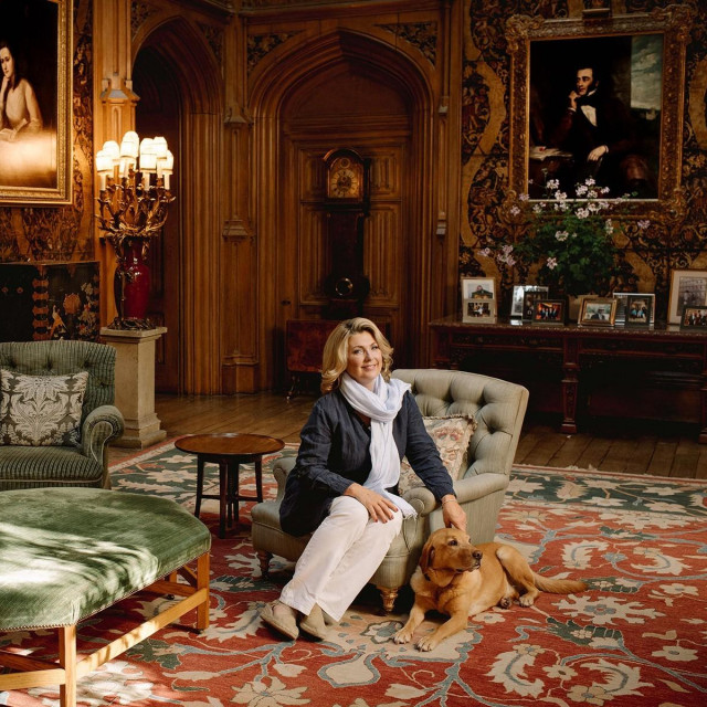 Fiona Carnarvon u dvorcu Highclere