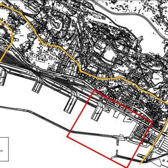 Crvena zona - zona neposredne opasnosti (evakuirat će se)
Žuta zona - građanima se preporučuje da ne borave na otvorenom, da ne borave kraj staklenih površina, a oni kojima prozori gledaju na luku, da otvore stakla i spuste škure