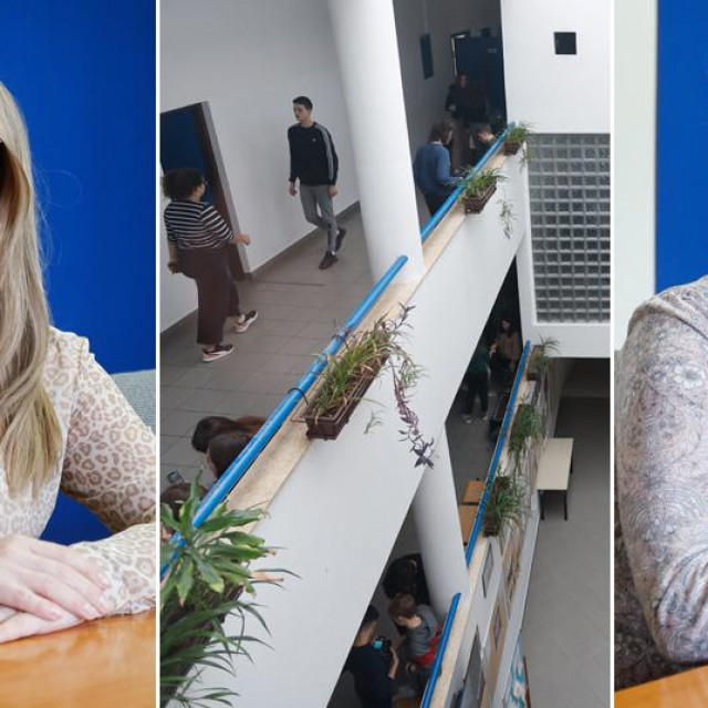 Srednja škola Tin Ujević u Kutini; Natalija Kolenc, profesorica hrvatskog jezika i književnosti i Iva Leško Turkalj, profesorica matematike