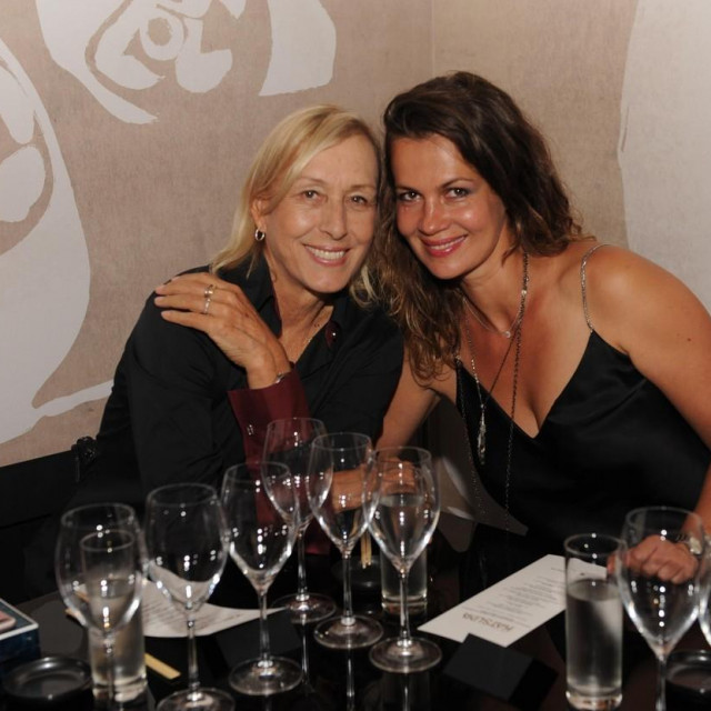 Julia Lemigova i Martina Navratilova