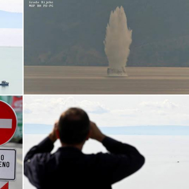 Detonacija mine u Rijeci