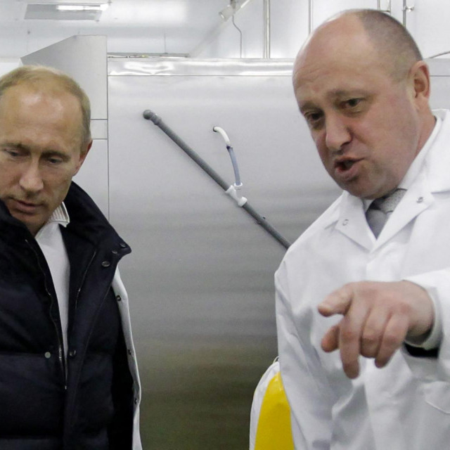 Vladimir Putin i Jevgenij Prigožin