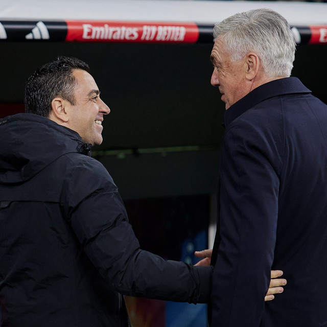 Xavi Hernandez i Carlo Ancelotti