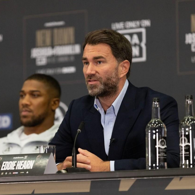 Anthony Joshua i Eddie Hearn