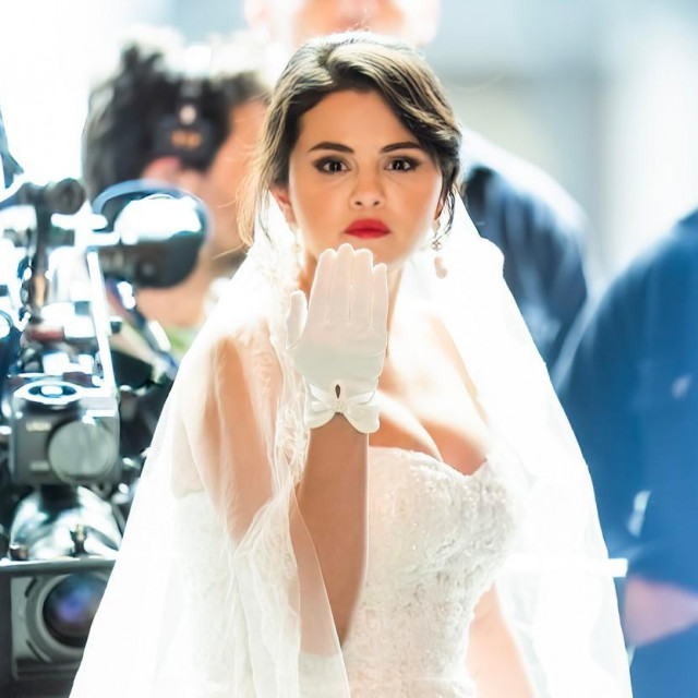 Selena Gomez tijekom snimanja serije