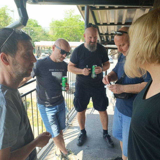 Redatelj Dimitar Dimitrovski i producentica Arijana Velić s Hladnim pivom