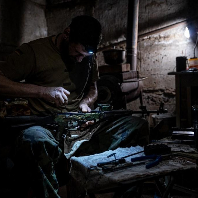 Prva linija bojišta kod Velike Novosilke/Arhivska fotografija