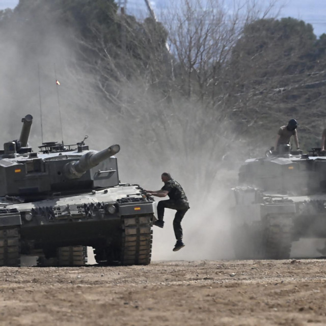 Ukrajinski vojnici na obuci u Španjolskoj