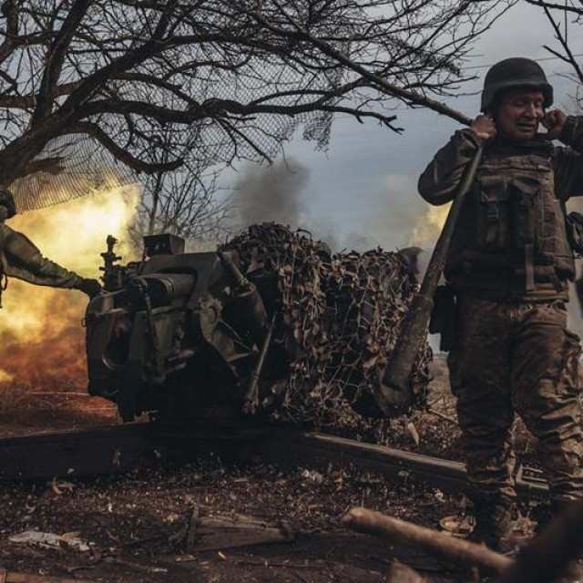 Ukrajinski vojnici kod Bahmuta