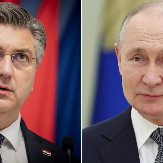 Andrej Plenković i Vladimir Putin