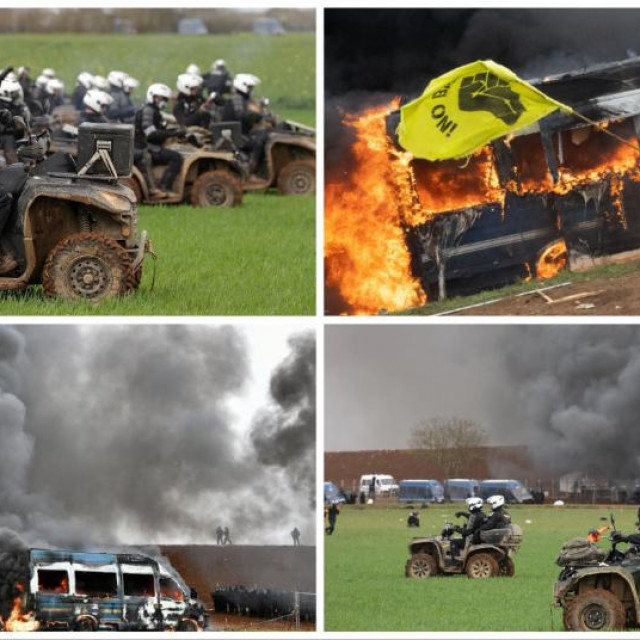 Prizori sukoba policije i aktivista