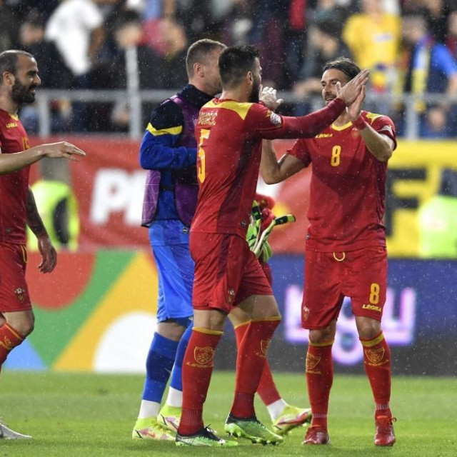 Nogometaši Crne Gore (arhiva)