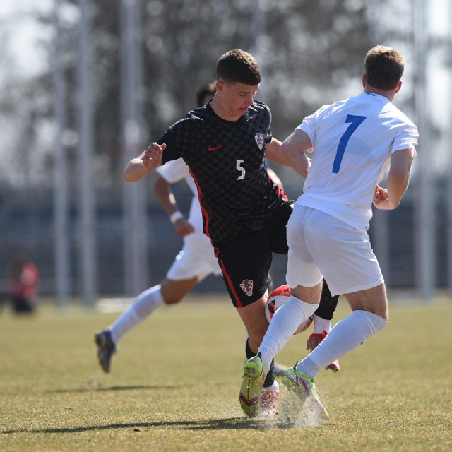 Ivan Cvijanović u dresu U-19 reprezentacije Hrvatske