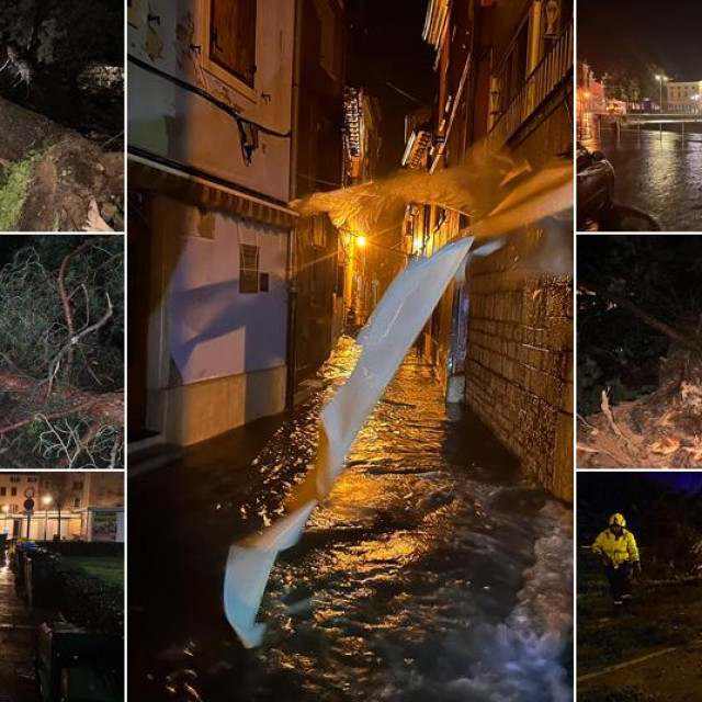 Prizori nakon nevremena u Rovinju
