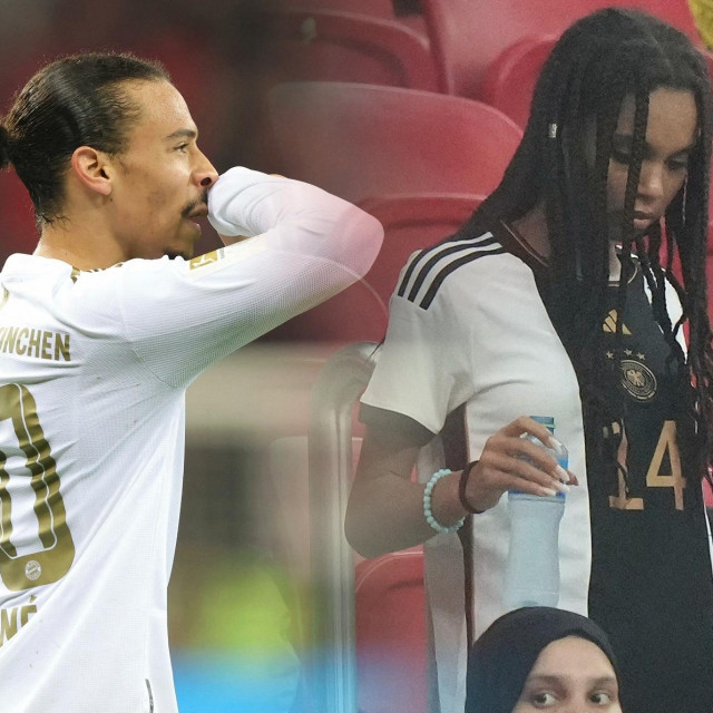 Leroy Sane i Candice Brook
