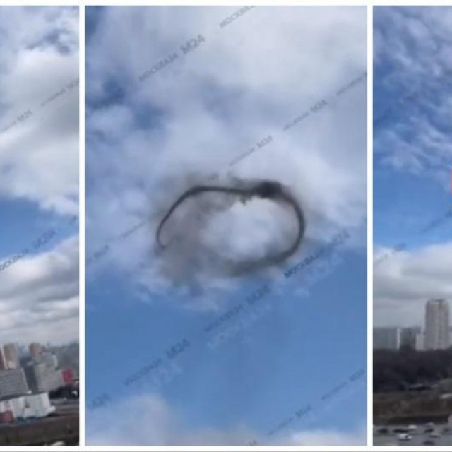 Misteriozni dimni prstenovi iznad Moskve