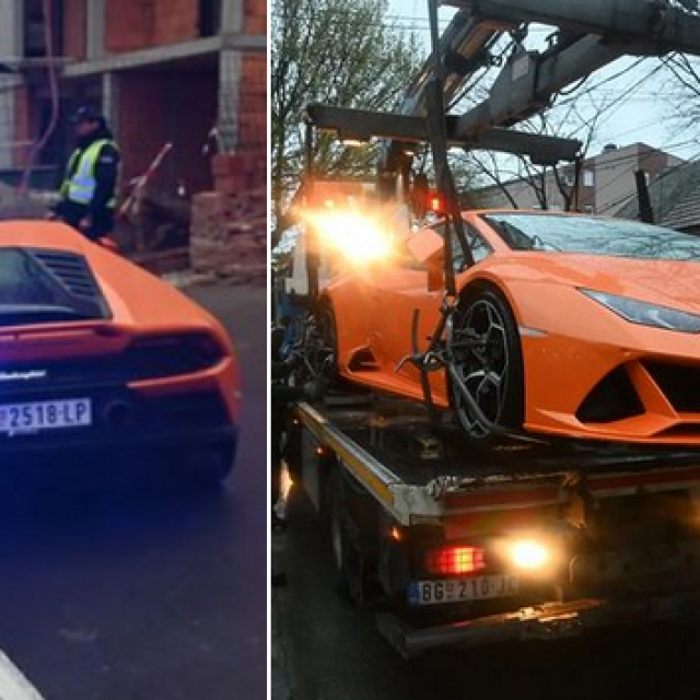 Zapljena lamborghinija