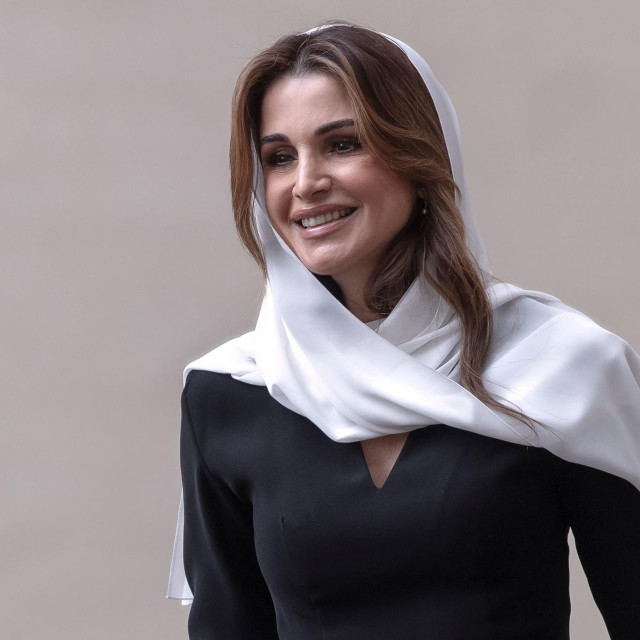 Editorial Use Only
Mandatory Credit: Photo by Maria Grazia Picciarella/Shutterstock (13618366x)
Queen of Jordan, Rania Al-Abdullah leaves the Vatican at the end of a private audience with Pope Francis
Pope Francis meets Queen Rania and King Abdullah II of Jordan, Vatican City, Rome, Italy - 10 Nov 2022