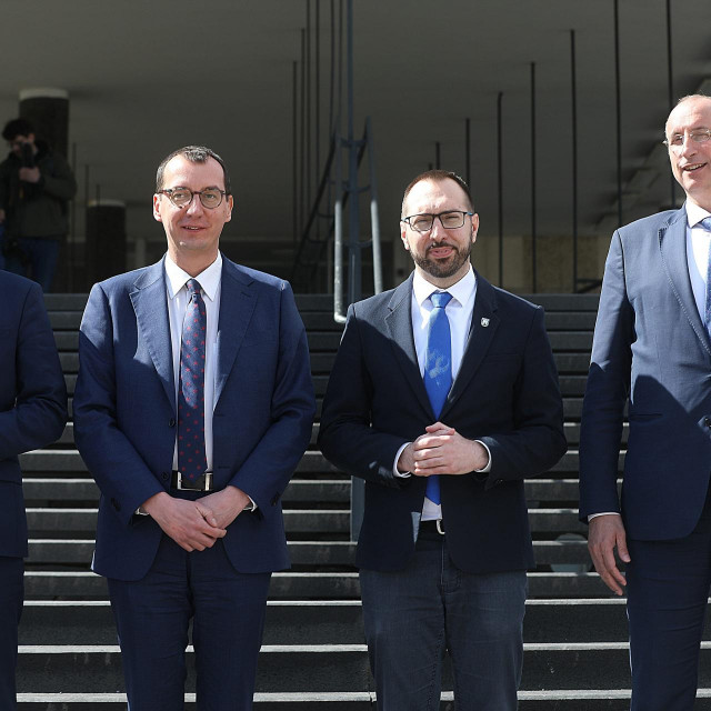 Ivan Radić, Marko Filipović, Tomislav Tomasević i Ivica Puljak u Zagrebu
 