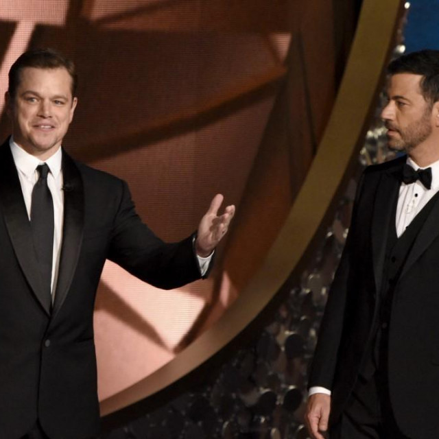 Matt Damon i Jimmy Kimmel