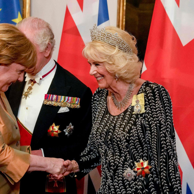 Angela Merkel i Camilla