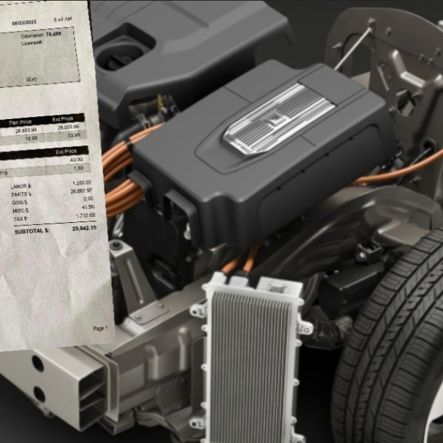 Račun za zamjenu baterije EV-a