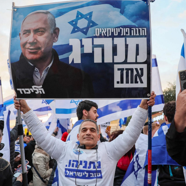 Pristaše Benjamina Netanyahua