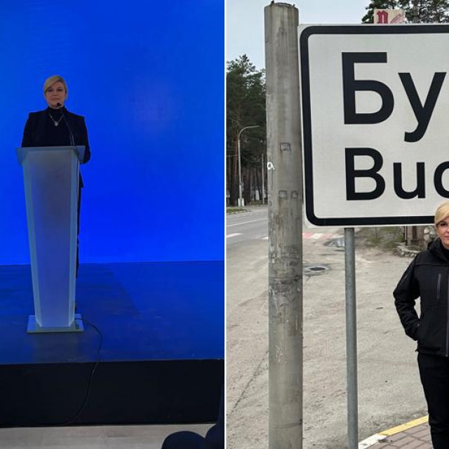 Kolinda Grabar-Kitarović u Ukrajini