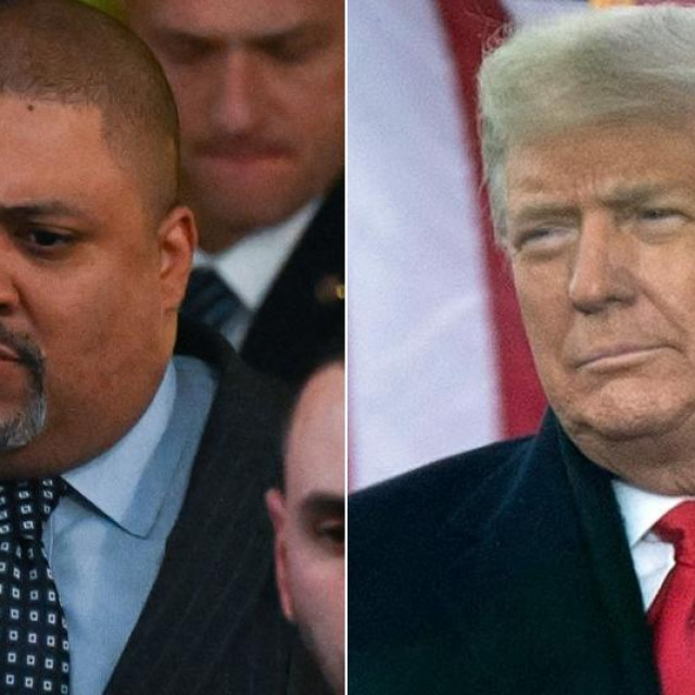 Alvin Bragg i Donald Trump