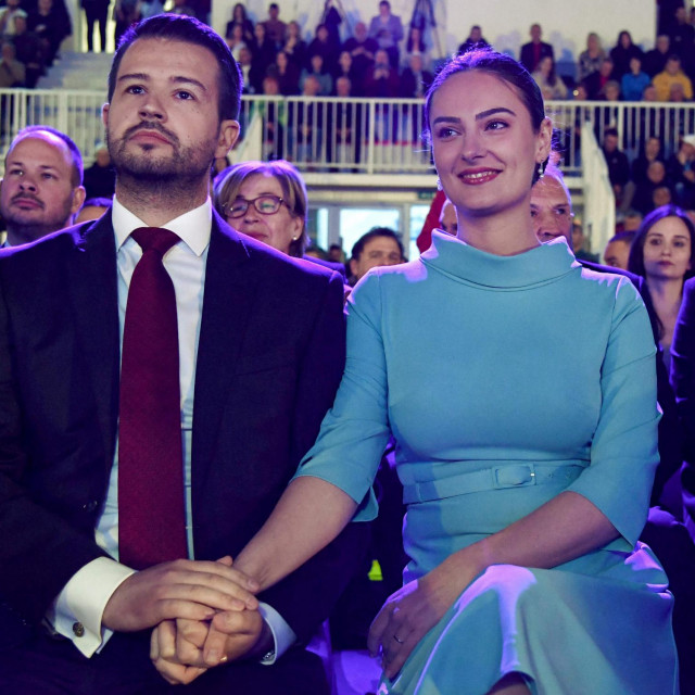 Jakov Milatović i supruga Milena