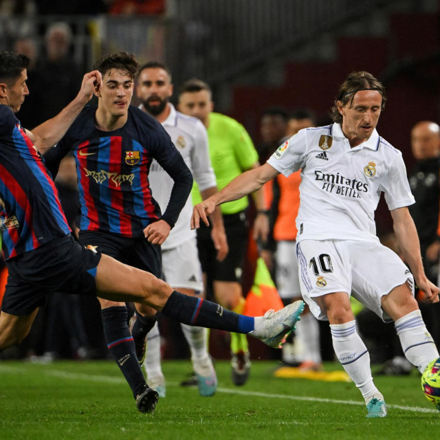 Kadar s utakmice Barcelona - Real odigrane 19. ožujka 2023. godine