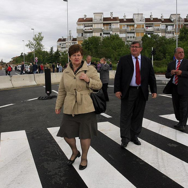 Irena Miličević i Vojko Obersnel snimljeni 2012.