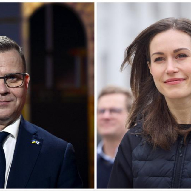 Petteri Orpo i Sanna Marin